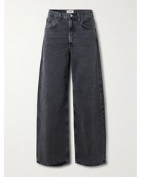 Agolde - Low Curve Halbhohe Jeans Mit Weitem Bein - Lyst