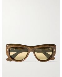 Jacques Marie Mage - Erin Wasson The Sud Square-Frame Marbled Acetate Sunglasses - Lyst
