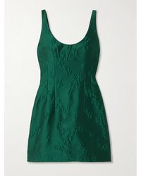 Emilia Wickstead - Einna Floral Cloqué Mini Dress - Lyst