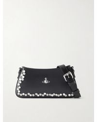 Vivienne Westwood - Tasha Logo-Embellished Studded Leather Shoulder Bag - Lyst