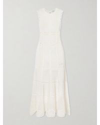 Erdem - Crocheted Cotton Midi Dress - Lyst