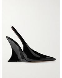 Paris Texas - Nina 105 Patent-Leather Slingback Pumps - Lyst