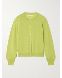 &Daughter - Enya Cashmere And Cotton-Blend Cardigan - Lyst
