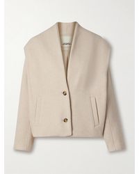 Isabel Marant - Drogo Brushed Recycled Wool-Blend Jacket - Lyst