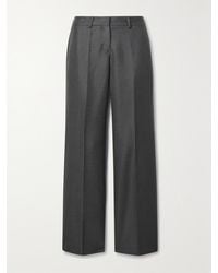 Our Legacy - Hose Mit Geradem Bein Aus Twill Aus Einer Wollmischung - Lyst