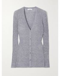 Gabriela Hearst - Emma Pointelle-Knit Cashmere And Silk-Blend Cardigan - Lyst