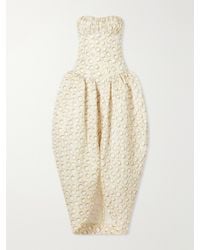 ALÉMAIS - Paula Ruched Printed Brocade Gown - Lyst