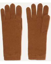 Johnstons of Elgin + Net Sustain Handschuhe Aus Kaschmir - Braun