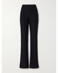 Leset - Lauren Jersey Straight-Leg Pants - Lyst