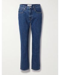 SLVRLAKE Denim - Virginia High-Rise Slim-Leg Jeans - Lyst