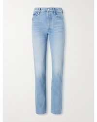 Mother - The Tomcat Skimp High-Rise Straight-Leg Jeans - Lyst