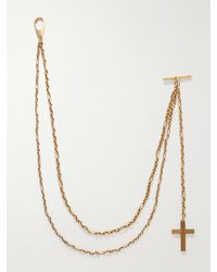 KHAITE - 18-Karat-Plated Brass Wallet Chain - Lyst