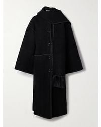 TOTEME - Jacke Aus Bouclé Aus Einer Wollmischung Mit Fransen - Lyst