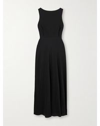 Matteau - Midikleid Aus Crêpe De Chine Aus Seide - Lyst