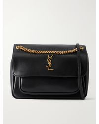 Saint Laurent - Niki Medium Cassandre-Embellished Leather Shoulder Bag - Lyst