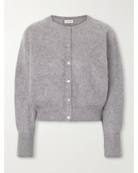 Almala - Coco Brushed Cashmere Cardigan - Lyst