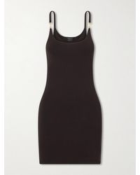 Gucci - Horsebit-Embellished Crepe-Jersey Mini Dress - Lyst