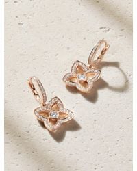 De Beers London - Lotus By De Beers 18-Karat Diamond Earrings - Lyst