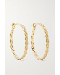 Brooke Gregson - 18-karat Recycled Gold Hoop Earrings - Lyst