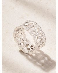 De Beers London - Lotus By De Beers 18-Karat Diamond Ring - Lyst