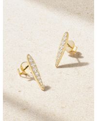 Anita Ko - Small Spear 18-Karat Diamond Earrings - Lyst