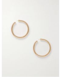 Jennifer Fisher - 2&Quot; Samira-Plated Hoop Earrings - Lyst