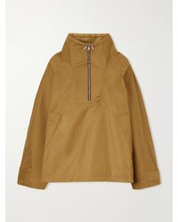 Agolde - Coulson Half-Zip Cotton-Blend Shell Jacket - Lyst