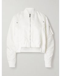 Sacai - Grosgrain-Trimmed Shell Bomber Jacket - Lyst