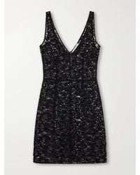 Colleen Allen - Floral Cotton-Blend Lace Mini Dress - Lyst