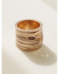 Repossi - Antifer 18-Karat Rose Diamond Ring - Lyst