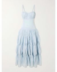 Ulla Johnson - Emmalina Cotton Midi Dress - Lyst