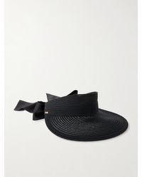 Eugenia Kim - Ricky Grosgrain-Trimmed Hemp-Blend Visor - Lyst