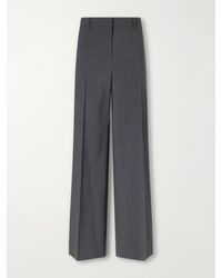 Theory - Stretch-Wool Straight-Leg Pants - Lyst