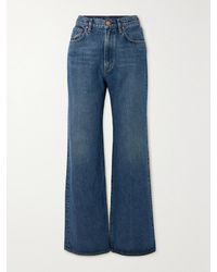 Goldsign - Net Sustain The Tanner Organic High-Rise Straight-Leg Jeans - Lyst