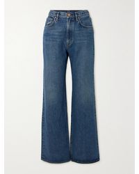 Goldsign - Net Sustain The Tanner Organic High-Rise Straight-Leg Jeans - Lyst