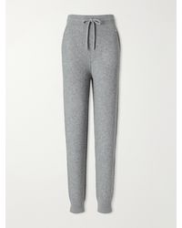 Victoria Beckham - Wool And Cashmere-Blend Track Pants - Lyst