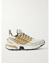 Salomon - Acs Pro Gtx Rubber-Trimmed Gore-Tex And Faux Leather Sneakers - Lyst