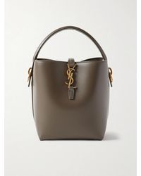 Saint Laurent - Le 37 Small Leather Bucket Bag - Lyst