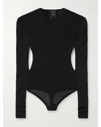 Wardrobe NYC - Rhw Web Wool-Blend Fishnet Bodysuit - Lyst