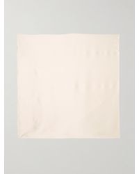 Another Tomorrow - Tuch Aus Satin Mit Stickerei - Lyst