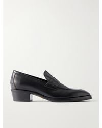 Jimmy Choo - Wilder Leather Loafers - Lyst