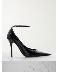 AMINA MUADDI - Anok Pumps Aus Lackleder Mit Spitzer Kappe - Lyst