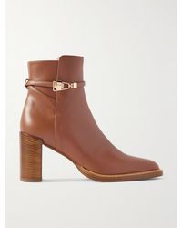 Gabriela Hearst - Nina Leather Ankle Boots - Lyst