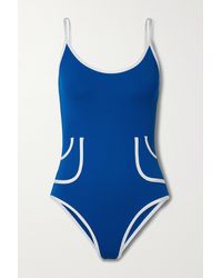 Eres Nautic Course Zweifarbiger Badeanzug - Blau