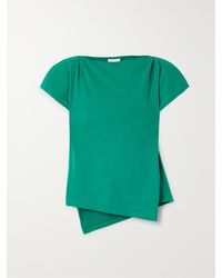 Isabel Marant - Sebani Asymmetrisches T-Shirt Aus Baumwoll-Jersey - Lyst