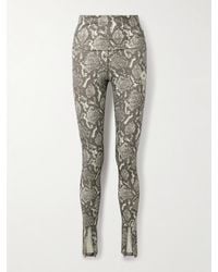 adidas By Stella McCartney - Leggings Aus Recyceltem Stretch-Material Mit Schlangeneffekt - Lyst