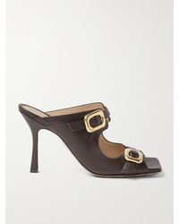 Bottega Veneta - Stretch Buckle Leather Sandals - Lyst