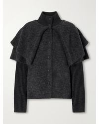 FRAME - The Wrap Alpaca-Blend Cardigan - Lyst