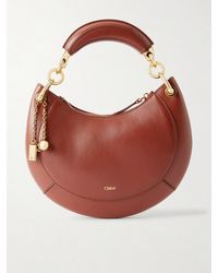 Chloé - Banana Leather Shoulder Bag - Lyst
