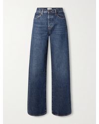 FRAME - The Loose Low-Rise Wide-Leg Jeans - Lyst